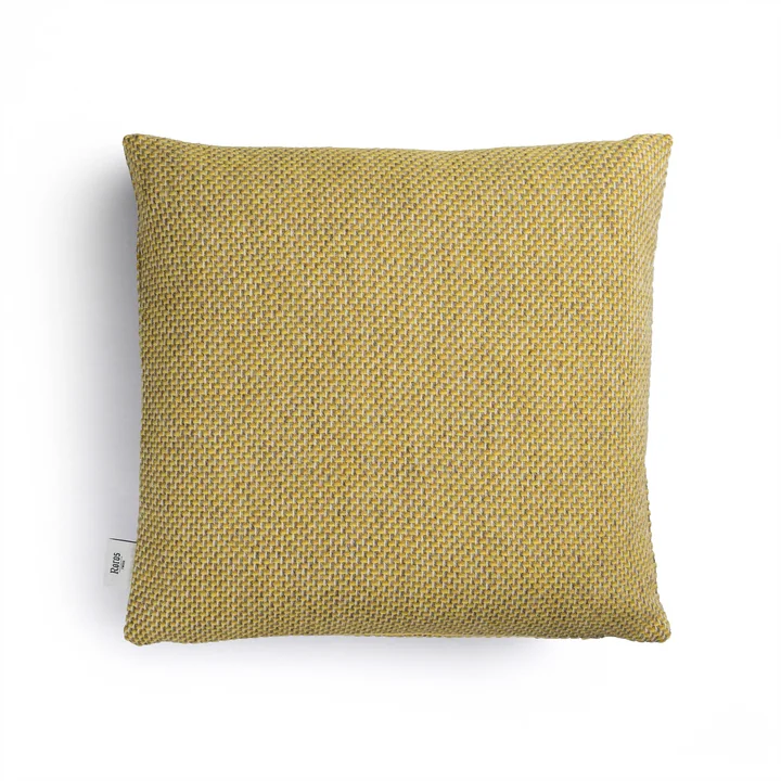Una Coussin 50 x 50 cm de Røros Tweed en ocre