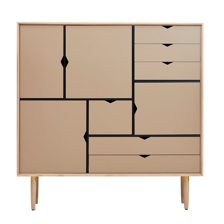 S3 Commode de Andersen Furniture en chêne savonné / façades kashmir