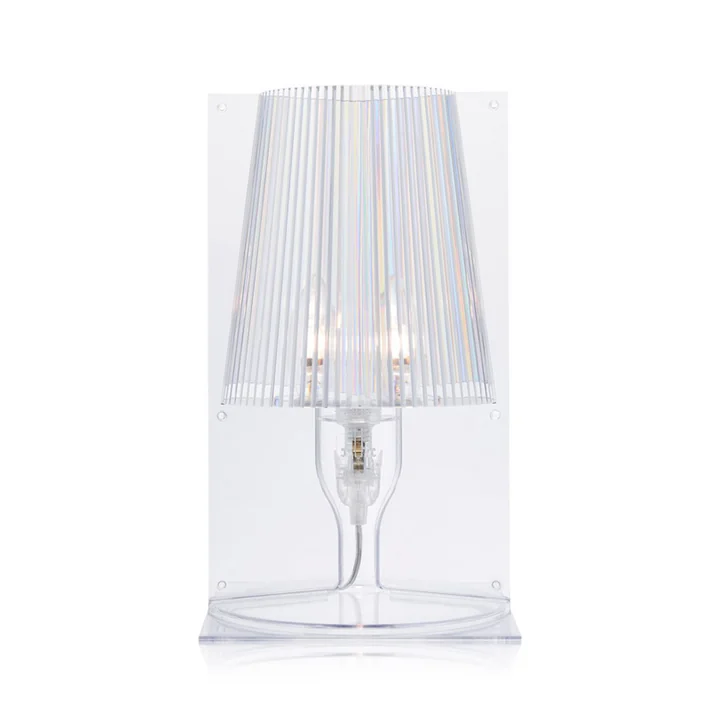 Take lampe de table, transparent de Kartell