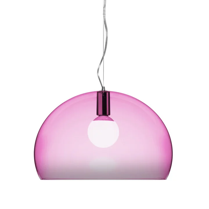 Kartell FL/Y Lampe suspendue, rouge cardinal