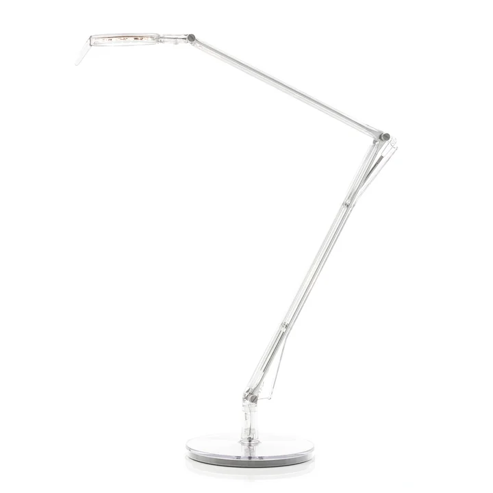 Lampe de bureau LED Aledin Tec avec dimmer de Kartell en transparent