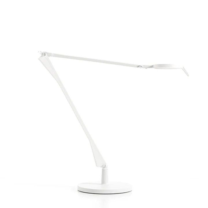 Lampe de bureau LED Aledin Tec avec dimmer de Kartell en blanc