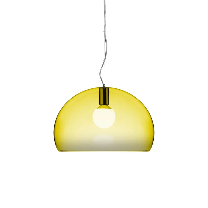 Suspension lumineuse Small FL/Y de Kartell en jaune