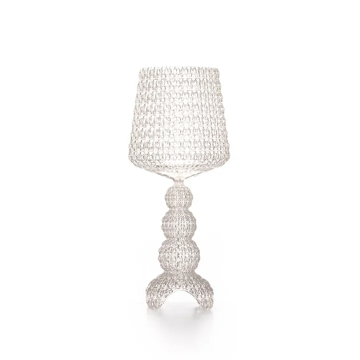 Mini Kabuki Lampe de table LED de Kartell en verre transparent