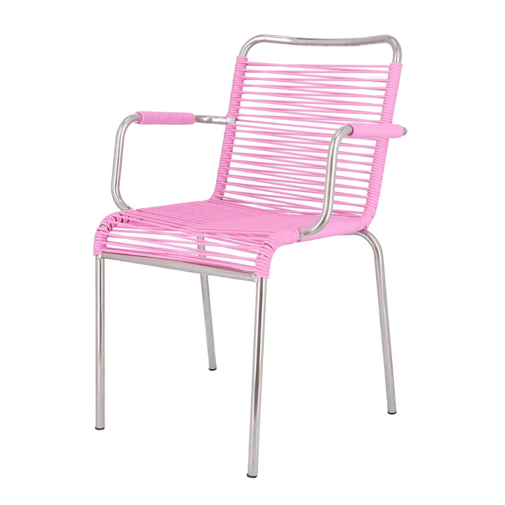 Mya Spaghetti Outdoor Chaise de Fiam en rose