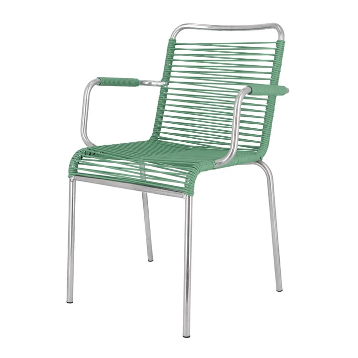 Mya Spaghetti Outdoor Chaise de Fiam en sauge