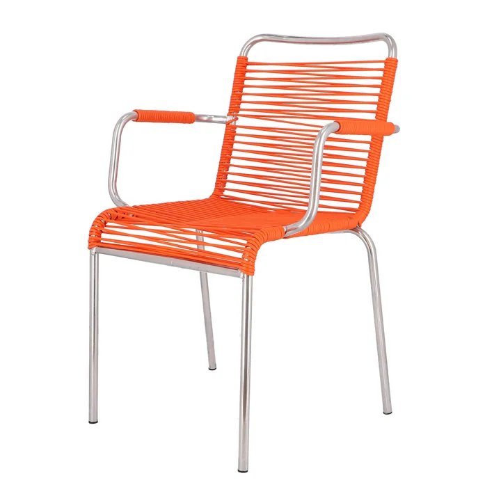 Mya Spaghetti Outdoor Chaise de Fiam en orange