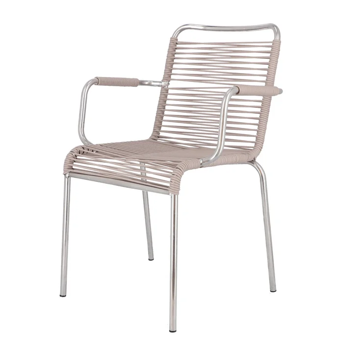 Mya Spaghetti Outdoor Chaise de Fiam en taupe