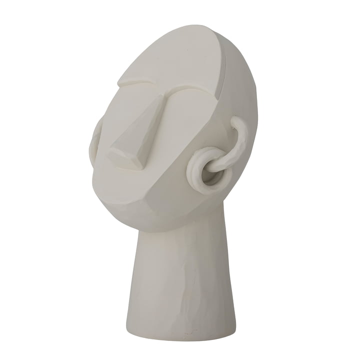 Luelle Figurine décorative, H 24,5 cm de Bloomingville en blanc