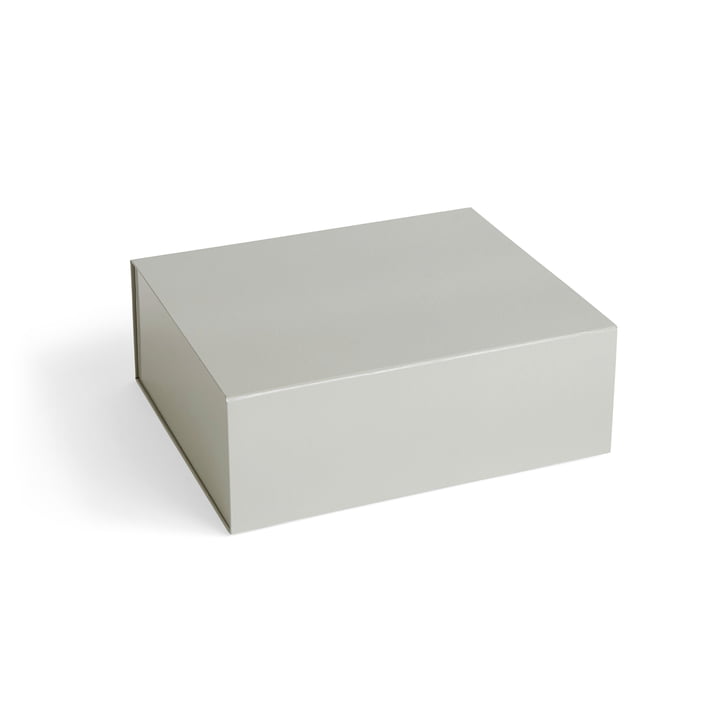 Colour Boîte de rangement magnétique M de Hay dans la couleur grise