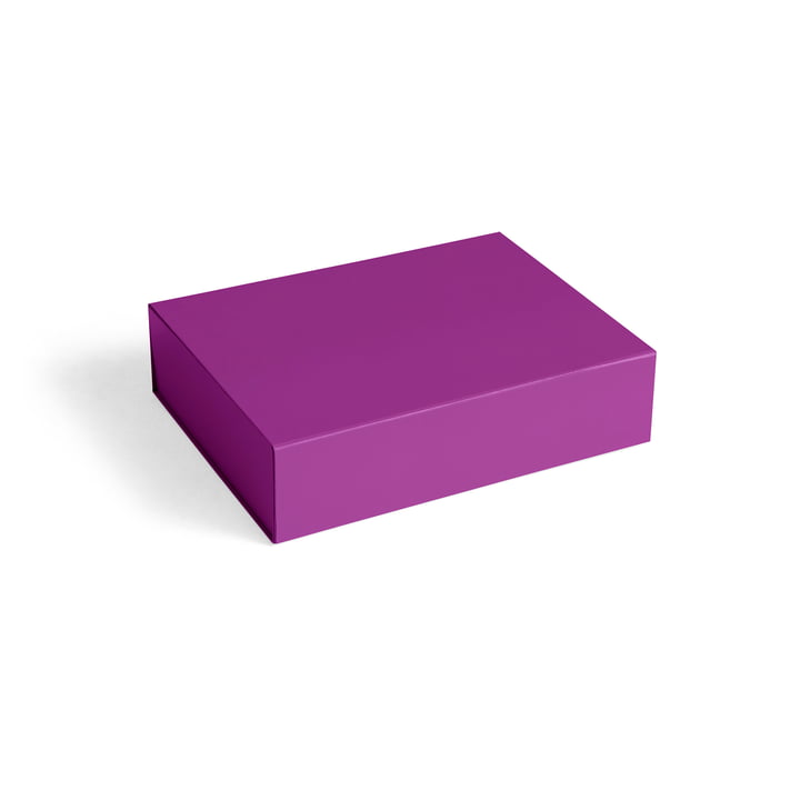 Colour Boîte de rangement magnétique S de Hay dans la couleur vibrant purple