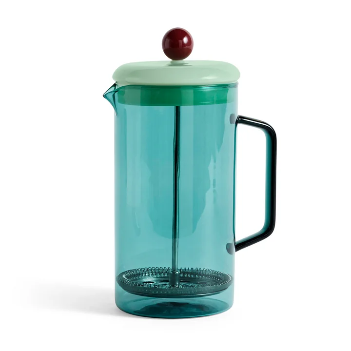 French Press cafetière de HAY dans la couleur aqua