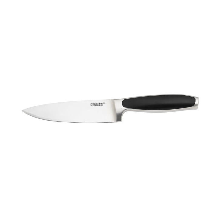 Royal Couteau de cuisine 15 cm de Fiskars en acier inoxydable / noir