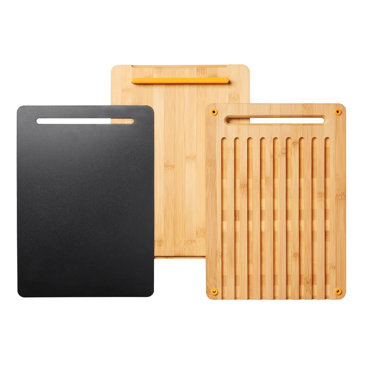 Functional Form Set de planches à découper en bambou de Fiskars (3 pièces)