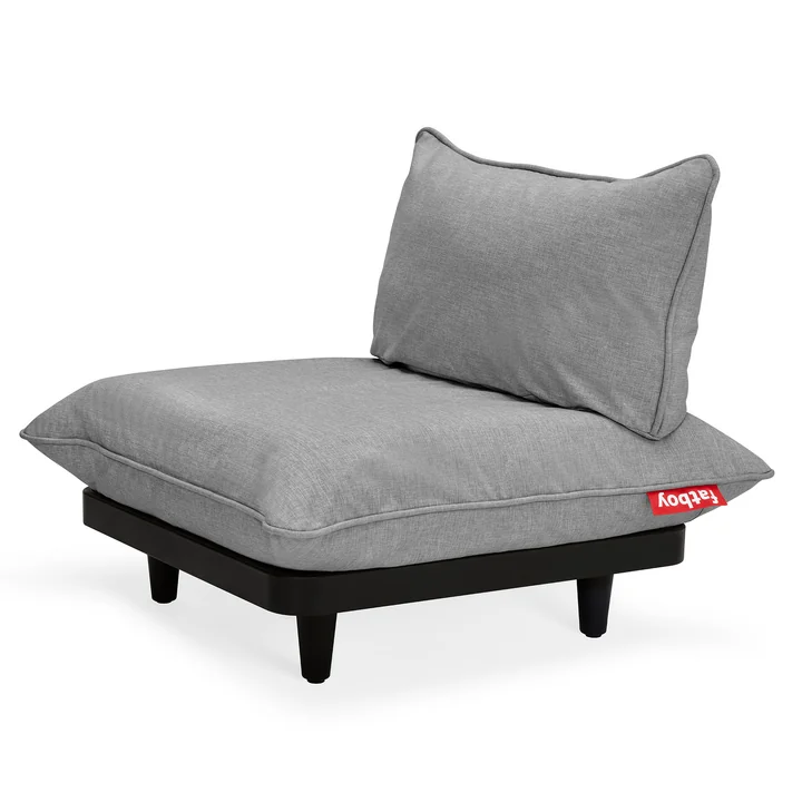 Paletti Outdoor Canapé module central de Fatboy dans la couleur rock grey