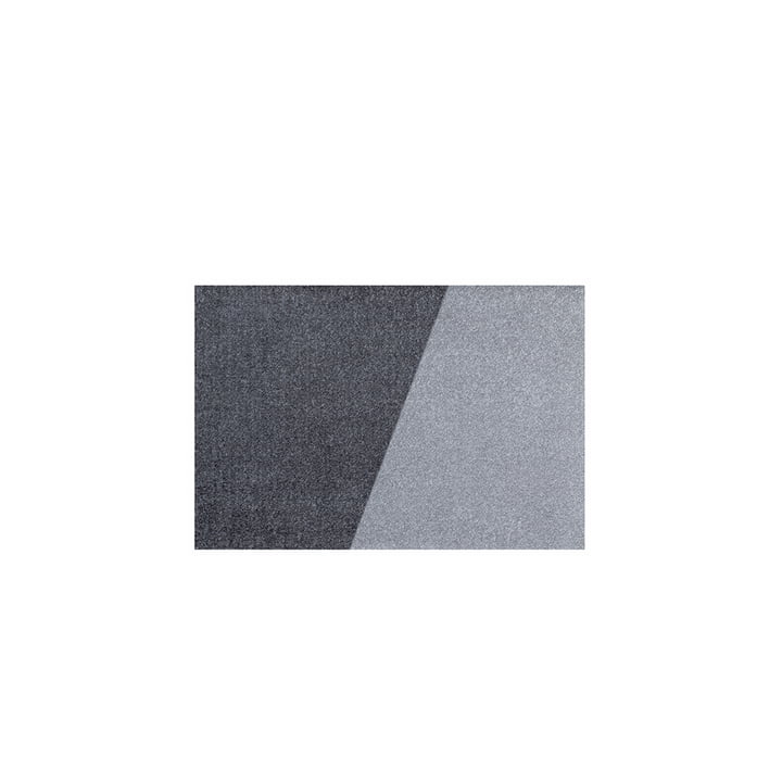 Duet Paillasson 55 x 80 cm, gris foncé de Mette Ditmer