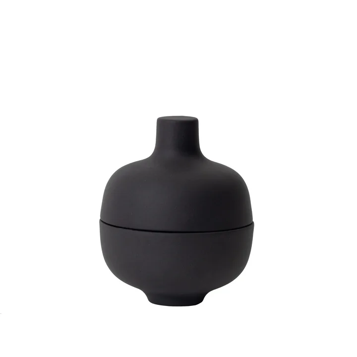 Sand Secrets Bol avec couvercle Ø 8,2 cm, noir de Design House Stockholm
