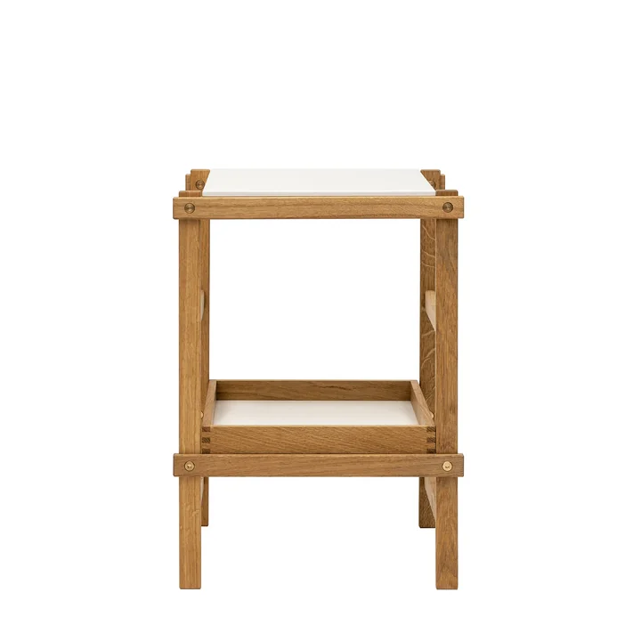 Frame Étagère small, 42,2 x 39 x 58 cm, chêne / blanc de Design House Stockholm