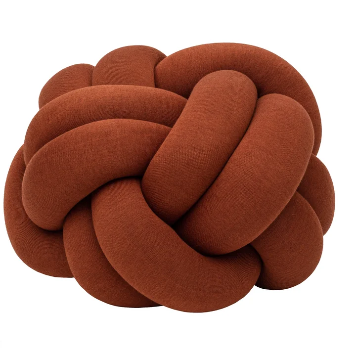 Knot Coussin XL de Design House Stockholm en ochre