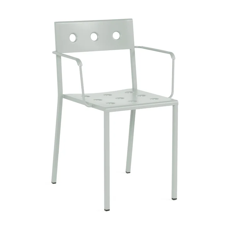 Balcony Chaise avec accoudoirs, desert green de HAY