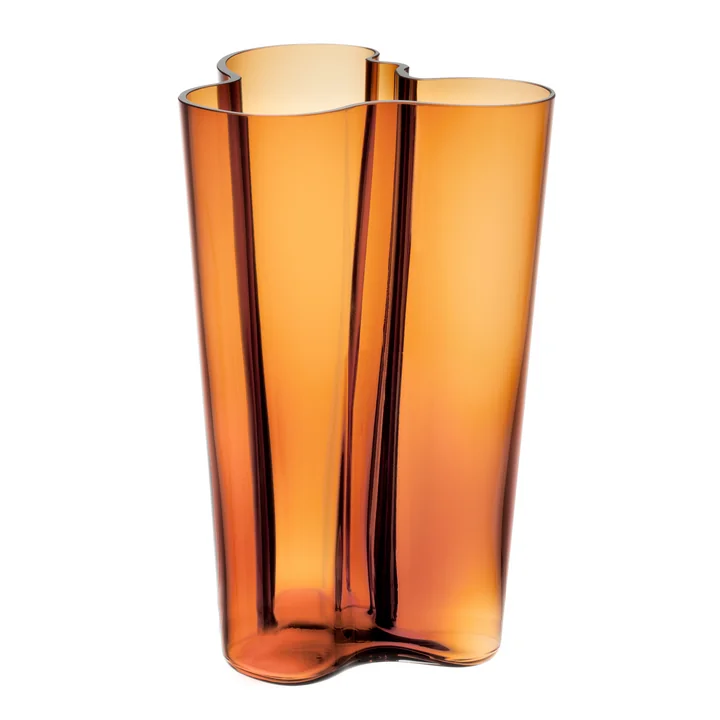 Aalto Vase Finlandia 251 mm, cuivre de Iittala