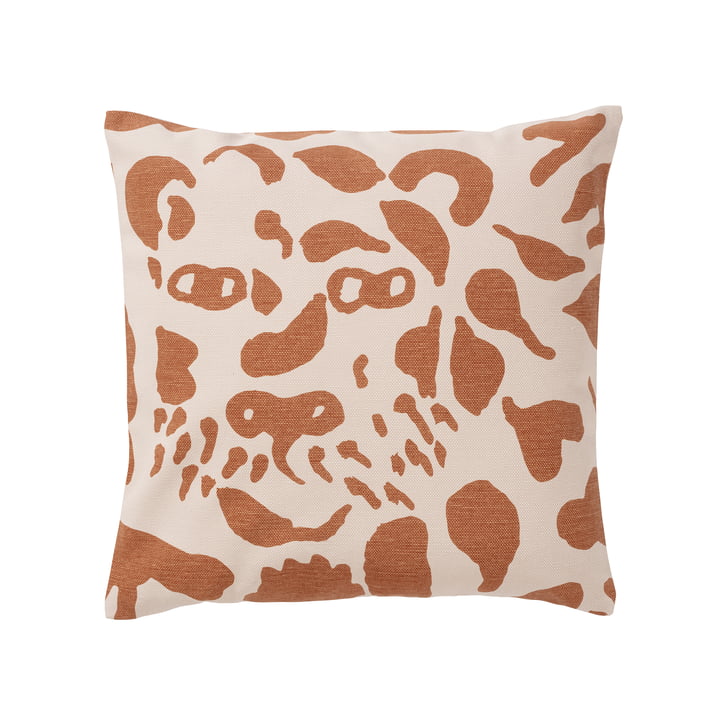 Oiva Toikka Taie d'oreiller, 47 x 47 cm, Cheetah marron / blanc de Iittala