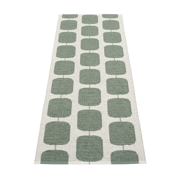 Sten Tapis réversible, 70 x 200 cm, army / fossil de Pappelina