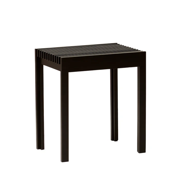 Lightweight - Tabouret, chêne teinté noir de Form & Refine