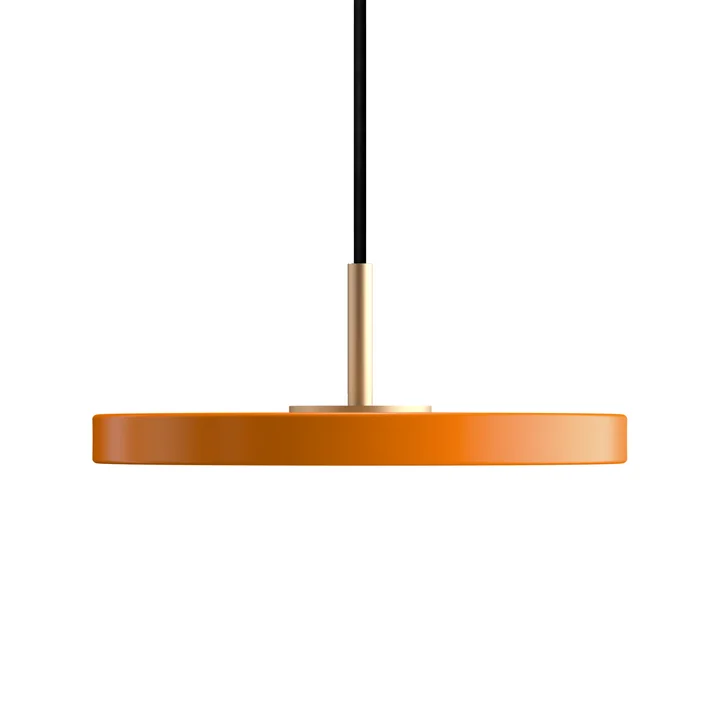 Asteria Micro Suspension LED en laiton / orange de Umage