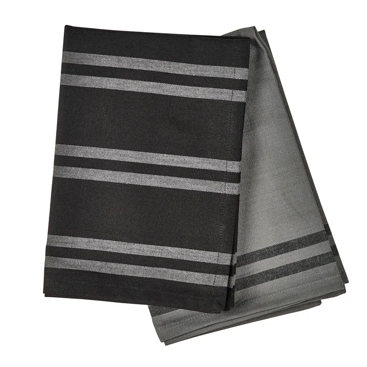 Soft Tools Torchon, 50 x 70 cm, noir (lot de 2) de Södahl