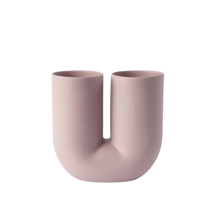 Kink Vase en dusty lilac de Muuto