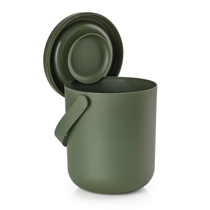 Circular Récipient pour déchets biologiques, 3 litres, garden green de Zone Denmark