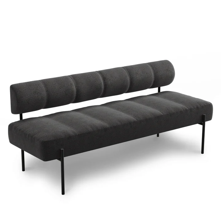 Daybe Dining Sofa de Northern dans la couleur noir / gris foncé (Kvadrat Brusvik 08)