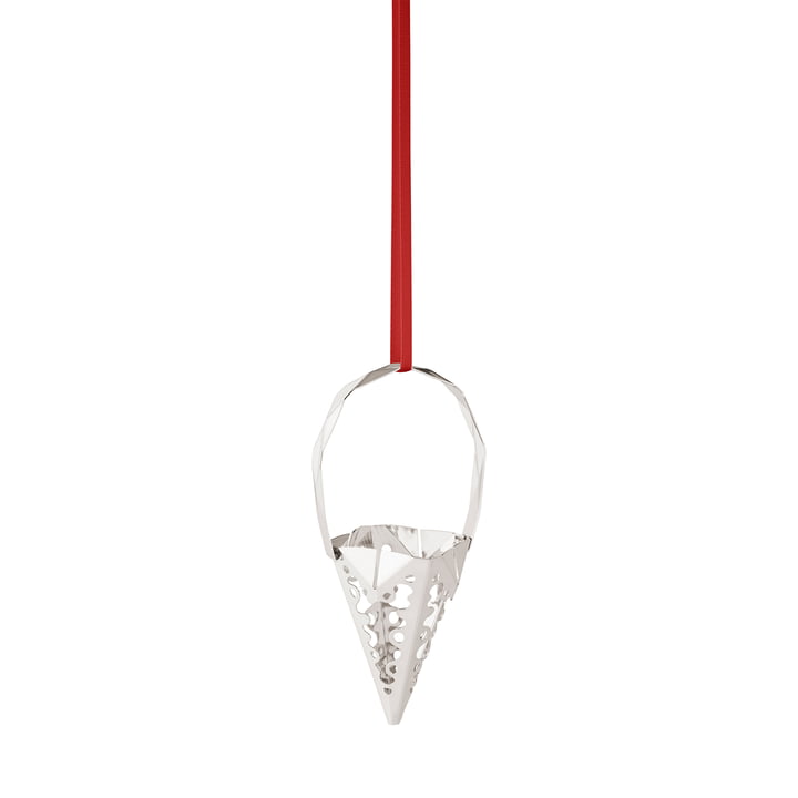 Holiday Ornament 2022 Cone, palladium de Georg Jensen