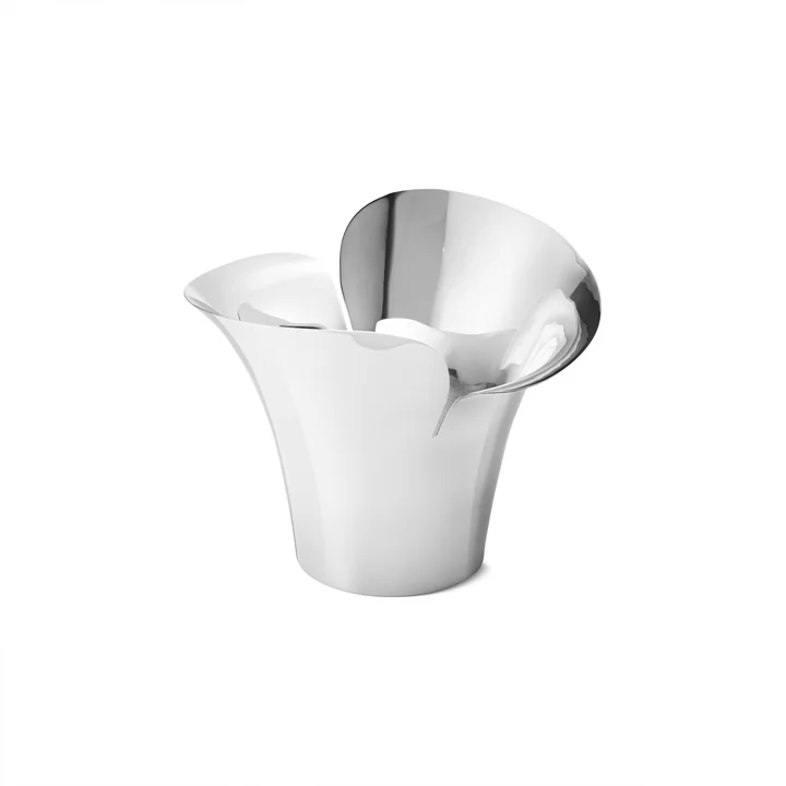 Bloom Botanica pot de fleurs, 190 mm, argent de Georg Jensen