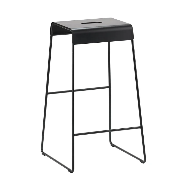 A-Stool Tabouret de bar, H 65 cm, noir de Zone Denmark