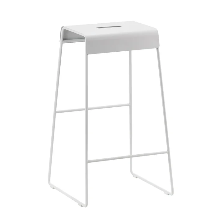 A-Stool Tabouret de bar, H 65 cm, soft-grey de Zone Denmark