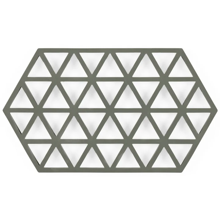 Zone Denmark - Triangle Dessous de verre, 24 x 14 cm, olive taupe