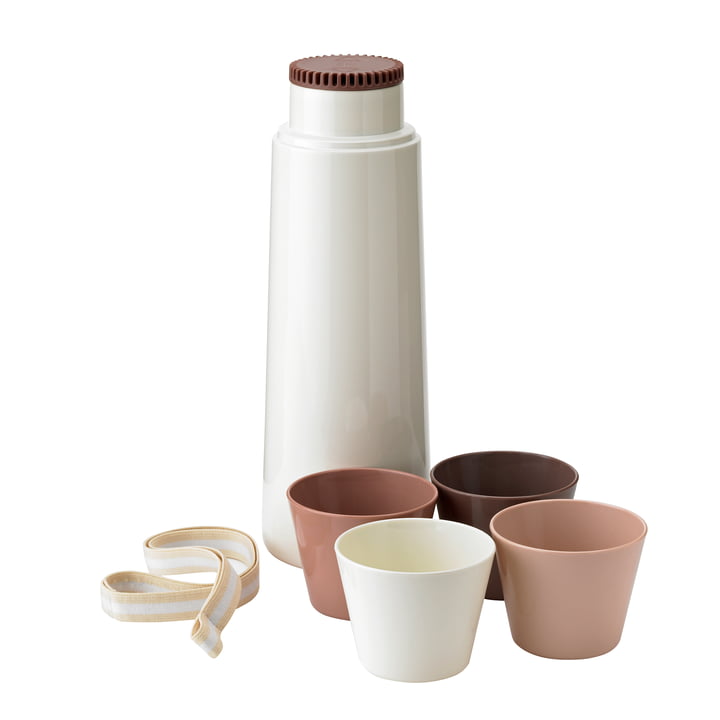 Picnic Bouteille isolante + 4 tasses dans blossom de Rig-Tig by Stelton