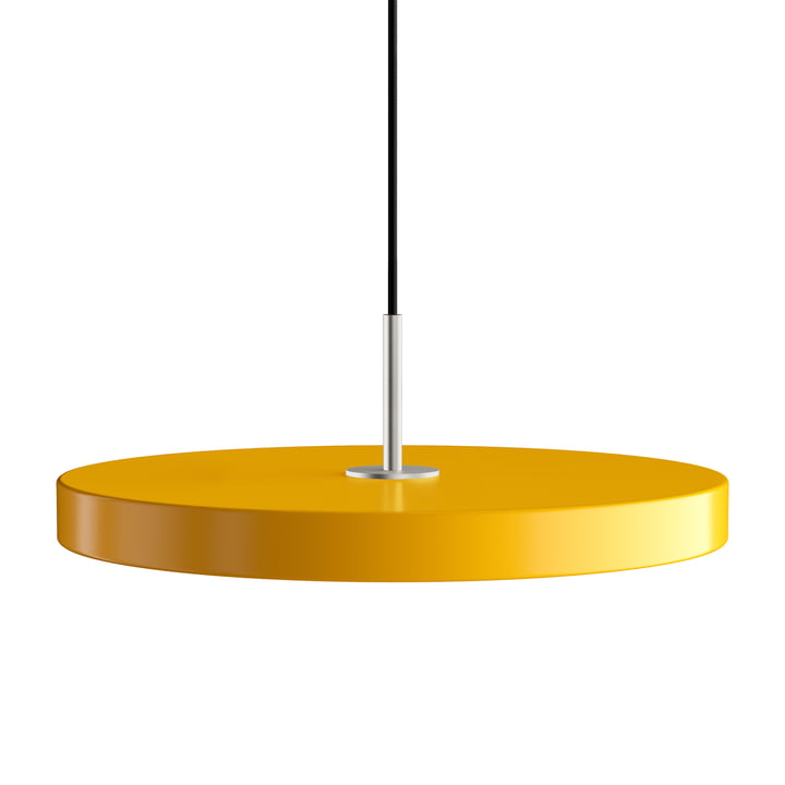 Le Asteria luminaire suspendu à LED de Umage en acier / jaune safran