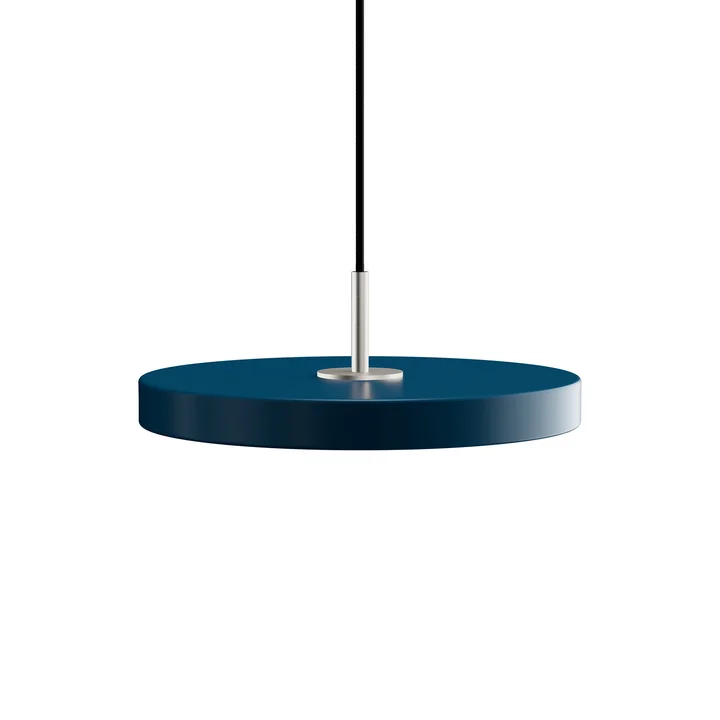La suspension LED Asteria Mini de Umage en acier / pétrole