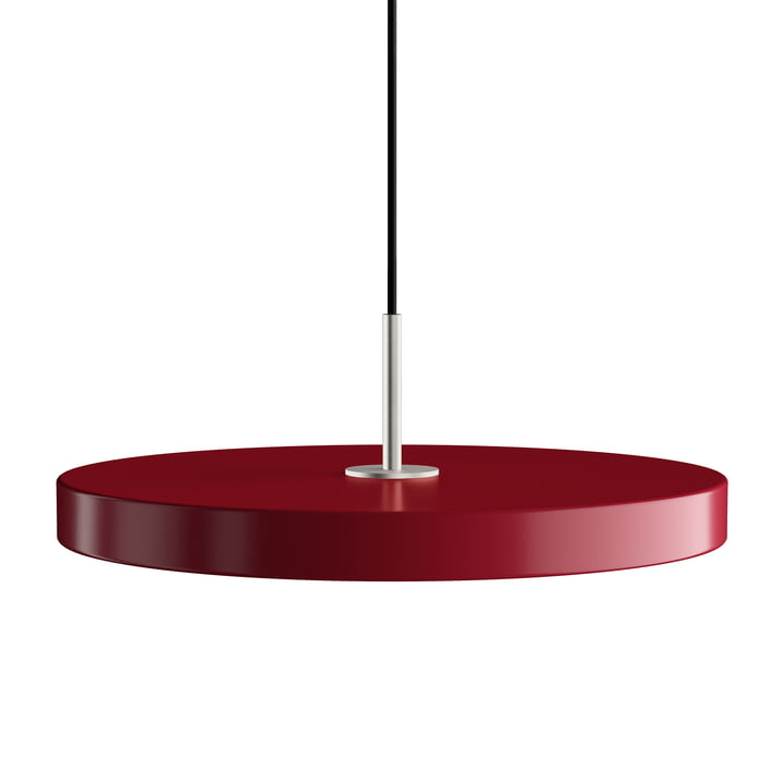 Le Asteria luminaire suspendu à LED de Umage en acier / ruby red