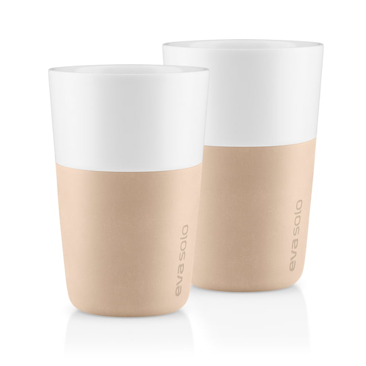 Caffé Tasses à latte (set de 2) de Eva Solo dans la couleur soft beige
