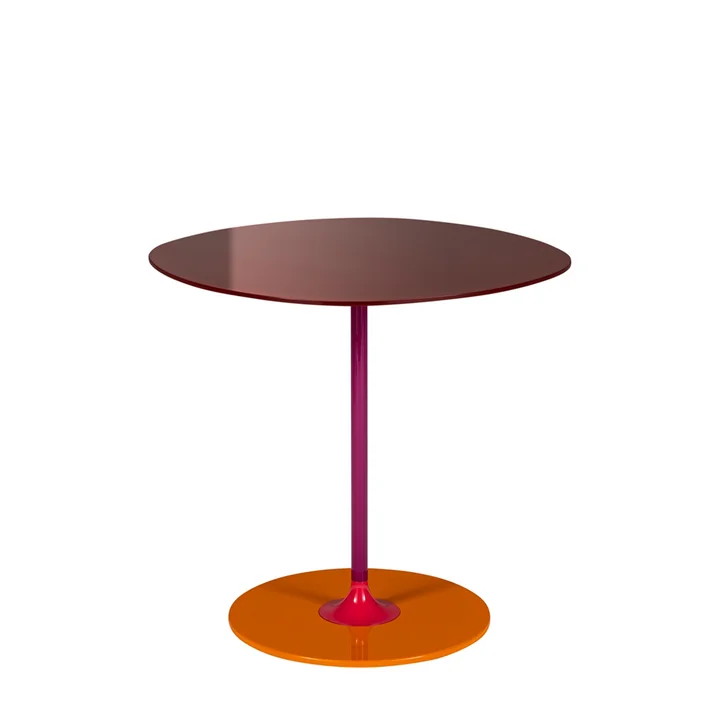 Thierry Table d'appoint Medio, bordeaux de Kartell