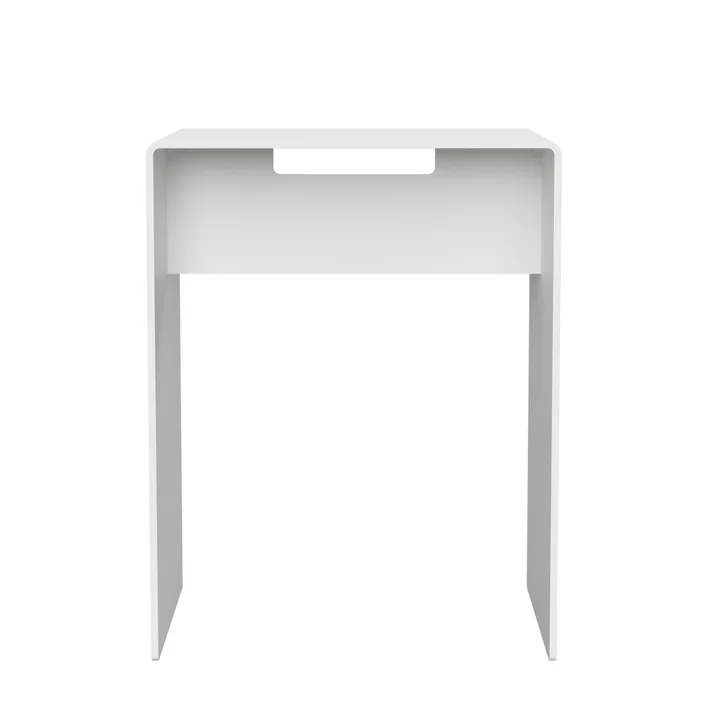 Tabouret H 45 cm de Nichba Design dans la couleur blanc
