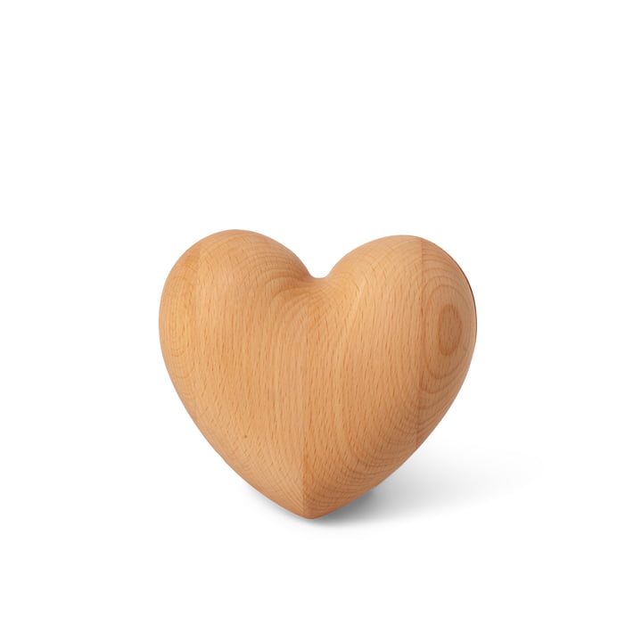 Heart Bowl Boîte en bois de Spring Copenhagen en finition hêtre