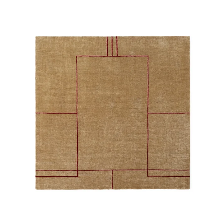 Cruise Tapis AP11, 240 x 240 cm, Bombay golden brown de & Tradition
