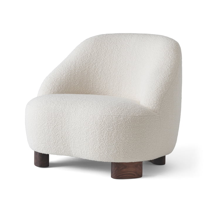 Margas LC1 Lounge Chair, Noyer / ivoire (Karakorum 001) de & Tradition