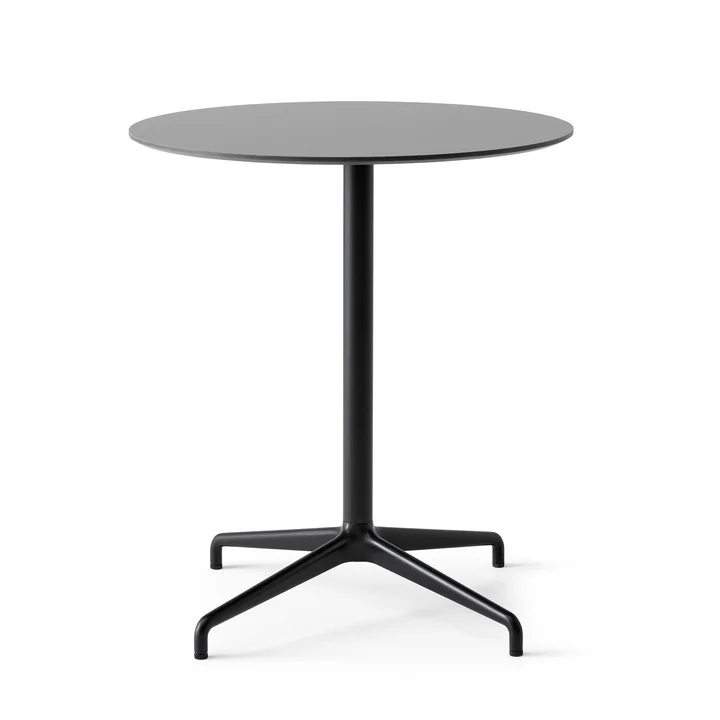 Rely ATD5 Outdoor Table, Ø 65 cm, noir de & Tradition