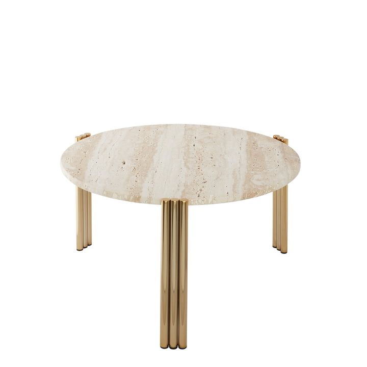 Tribus Table d'appoint de AYTM dans la version or / travertine